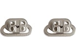 Balenciaga BB XS Stud Earrings Crystal/Silver