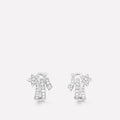 Chanel Comete Etoilee Earrings Silver Diamond